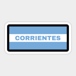 Corrientes City in Argentina Flag Sticker